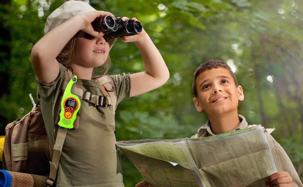 Outdoor long distance walkie talkie unique to children