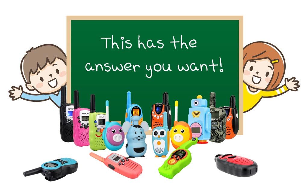 The questions of the walkie-talkie you care about