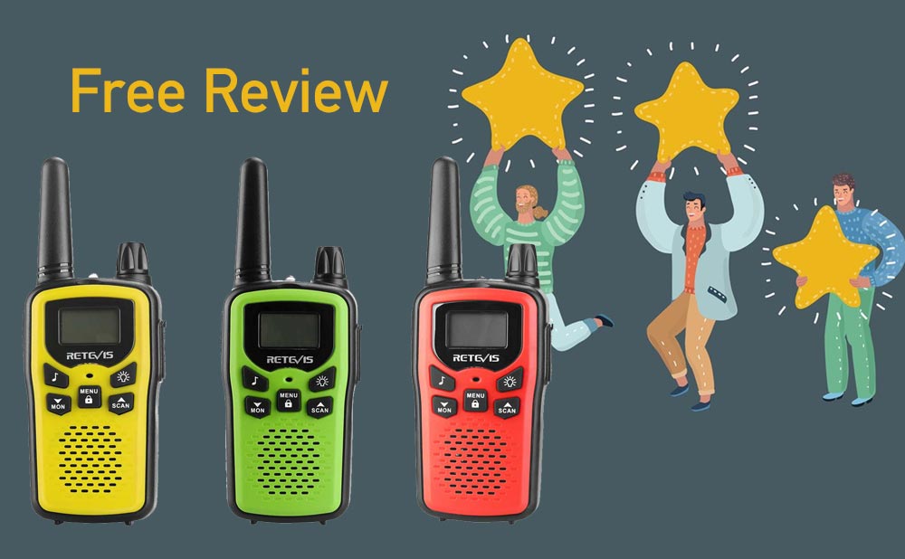 Free Review! New 3 sets of outdoor children's walkie-talkies