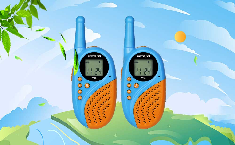 Retevis RT35 Eco-friendly rechargeable walkie talkies for kids