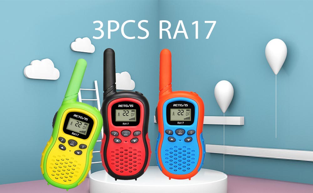 Retevis RA17 — 3 sets of children's walkie talkies