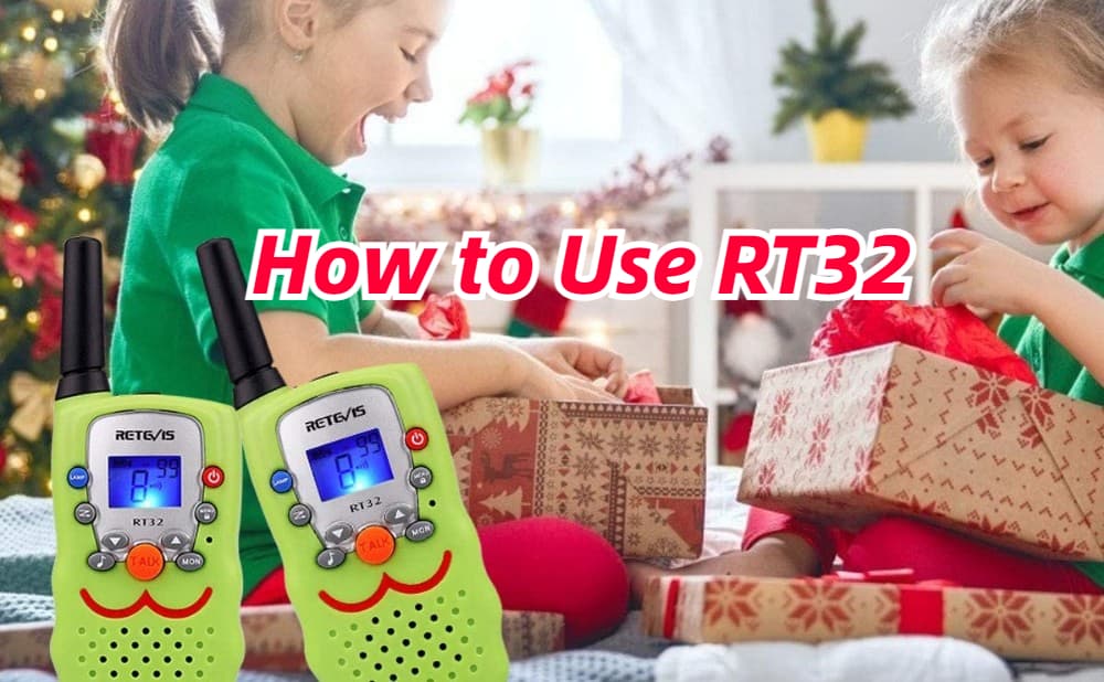 How to Use RT32 Smiley Face Cartoon Walkie Talkie