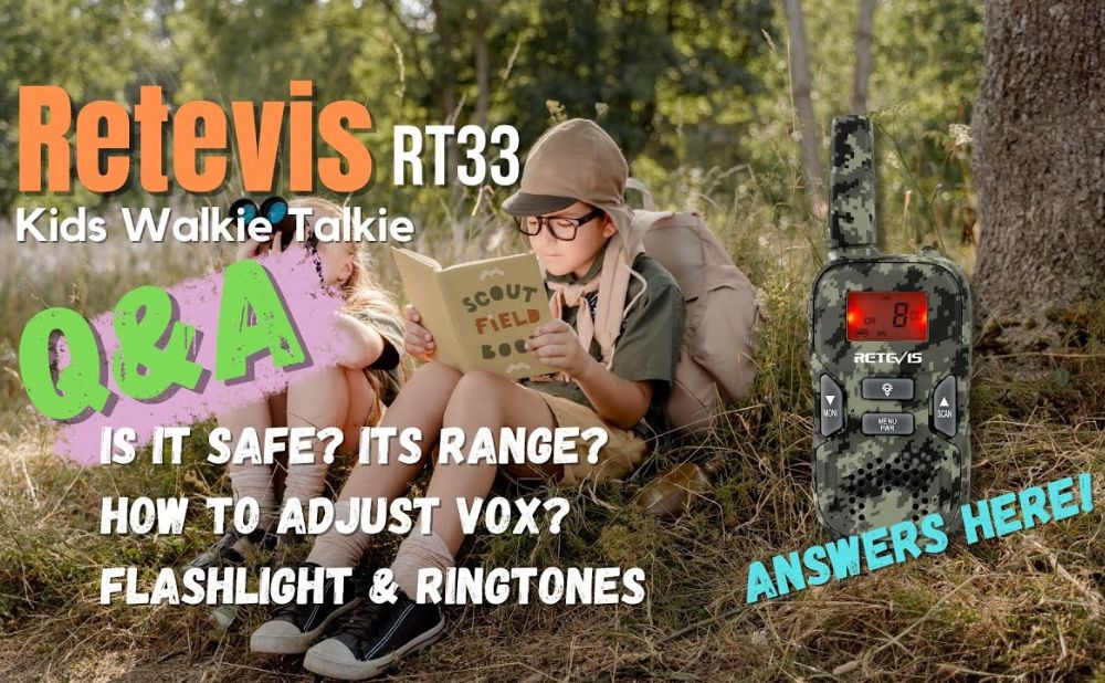 Q&A About Retevis RT33 Long Range Camo Walkie Talkies For Kids