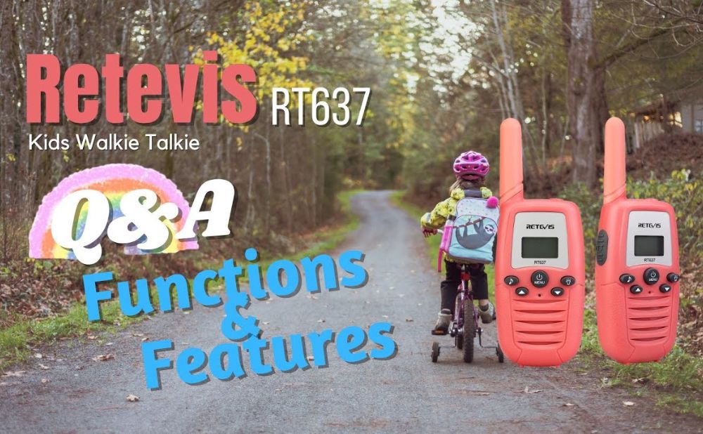 Q&A About Retevis RT637 Discovery Adventures Walkie Talkies for Kids