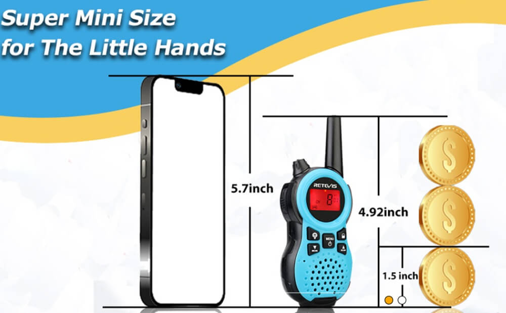 Small Size, Big Fun: RT38/RT638 Small Toy Walkie Talkies