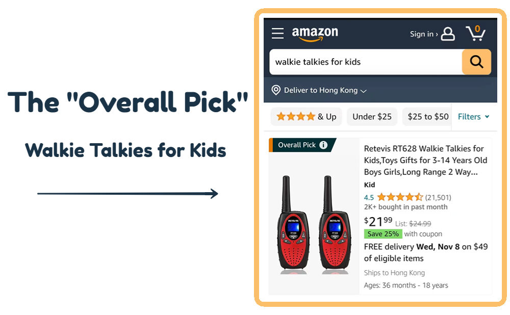 Why Retevis RT628 is the "Overall Pick" Walkie Talkies for Kids?