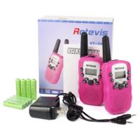 Retevis RT388plus Rechargeable pink walkie talkies