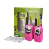 Retevis RT388 Pink walkie talkies package