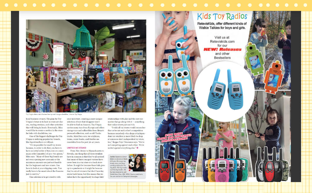 The Famous Magazine Toy Book Spotlight On Retevis Kids 