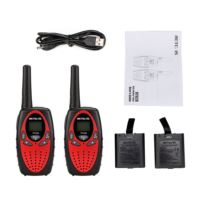Retevis RT628 Rechargeable Kids Walkie Talkie RED COLOR